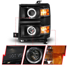 Load image into Gallery viewer, Anzo USA 111583 Projector Headlight Set w/Halo Fits 14-15 Silverado 1500