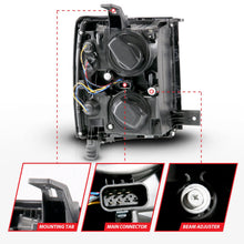 Load image into Gallery viewer, Anzo USA 111583 Projector Headlight Set w/Halo Fits 14-15 Silverado 1500