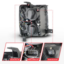 Load image into Gallery viewer, Anzo USA 111585 Projector Headlight Set w/Halo Fits 14-15 Silverado 1500