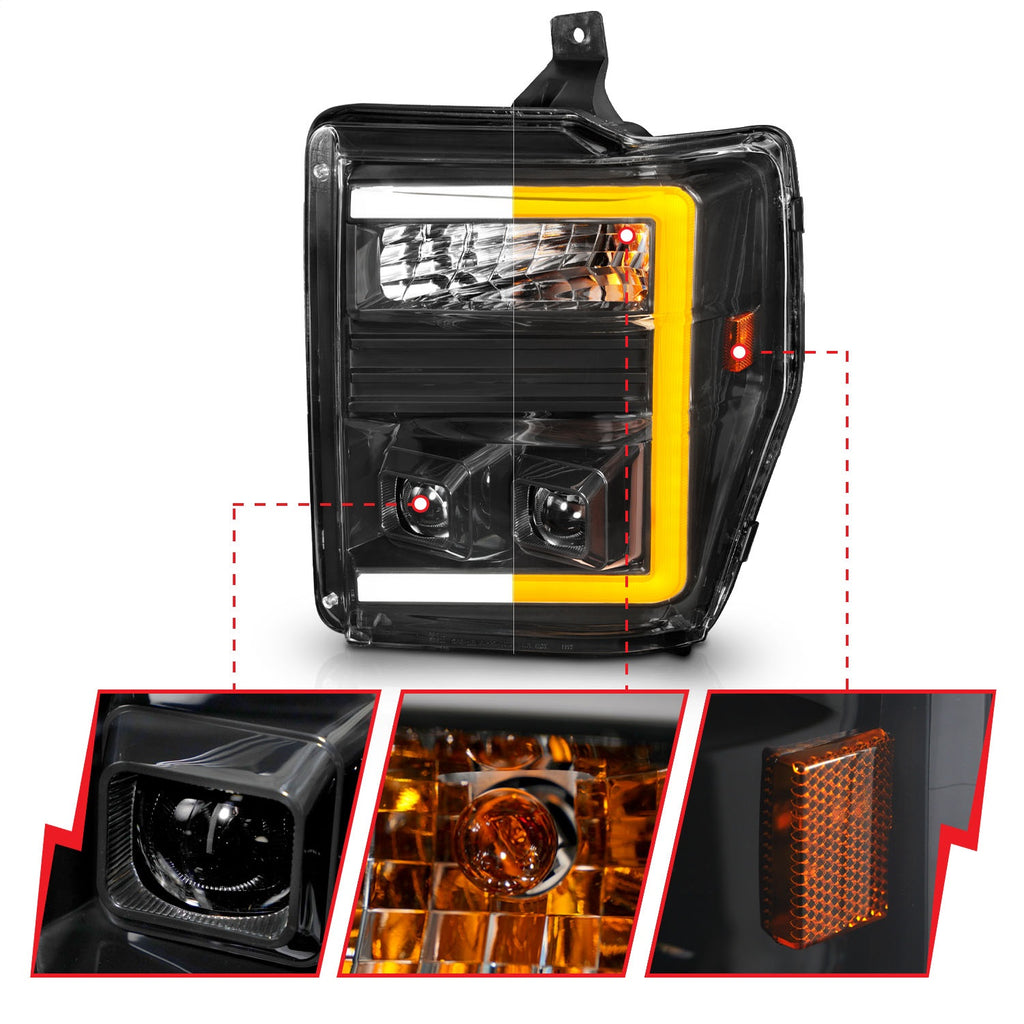 Anzo USA 111586 Projector Headlight Set