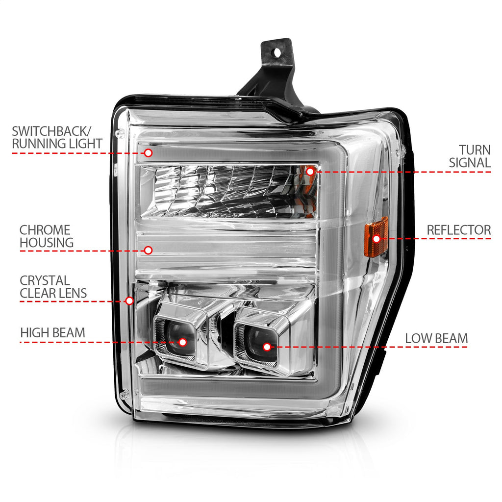 Anzo USA 111587 Projector Headlight Set
