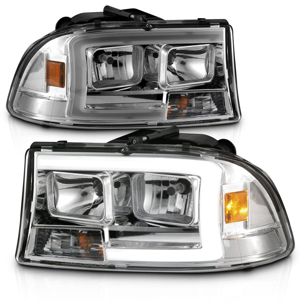 Anzo USA 111592 Crystal Headlight Set Fits 97-04 Dakota Durango