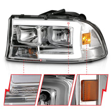Load image into Gallery viewer, Anzo USA 111592 Crystal Headlight Set Fits 97-04 Dakota Durango