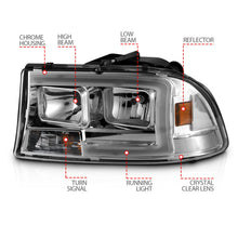 Load image into Gallery viewer, Anzo USA 111592 Crystal Headlight Set Fits 97-04 Dakota Durango