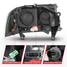 Load image into Gallery viewer, Anzo USA 111592 Crystal Headlight Set Fits 97-04 Dakota Durango