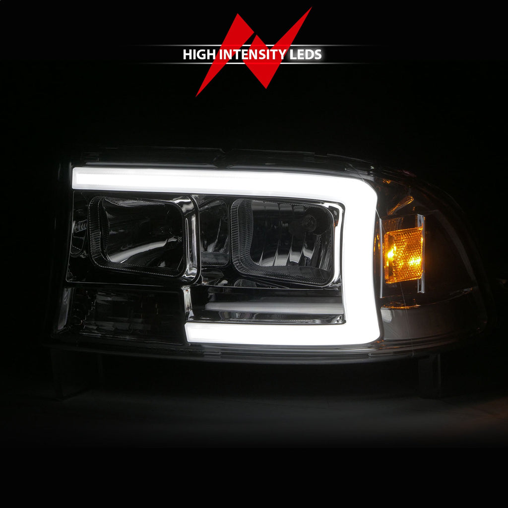 Anzo USA 111592 Crystal Headlight Set Fits 97-04 Dakota Durango