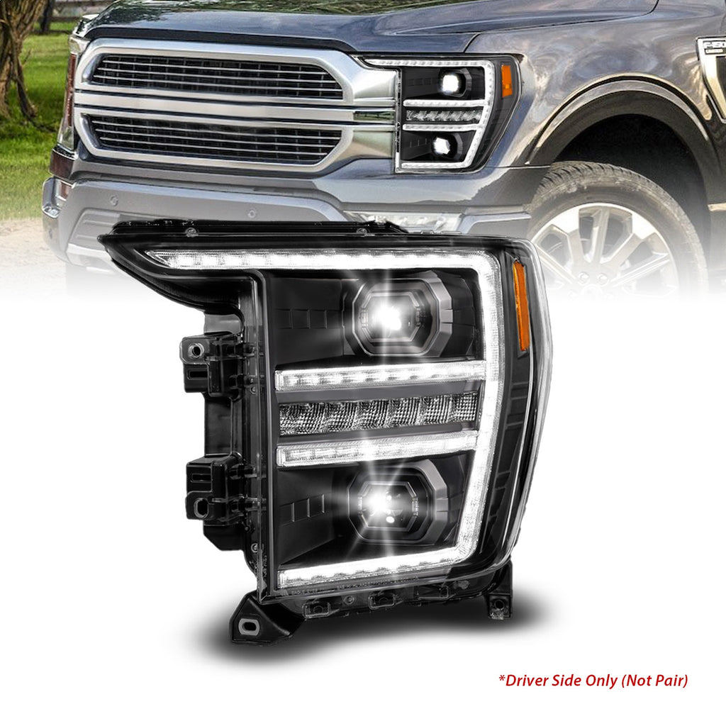 Anzo USA 111594-L LED Projector Headlight Fits 21-23 F-150