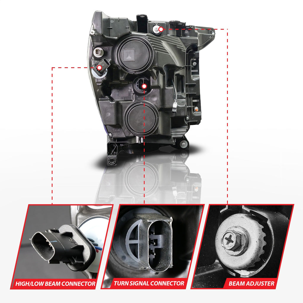 Anzo USA 111594-L LED Projector Headlight Fits 21-23 F-150