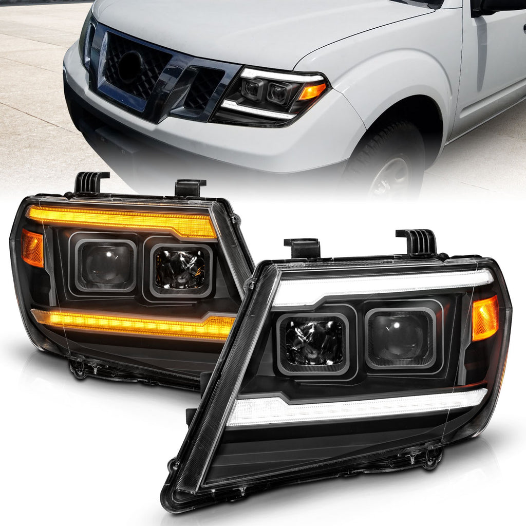 Anzo USA 111597 Projector Headlight Set Fits 09-21 Frontier