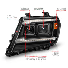 Load image into Gallery viewer, Anzo USA 111597 Projector Headlight Set Fits 09-21 Frontier