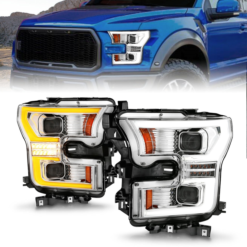 Anzo USA 111605 LED Projector Headlight Fits 15-17 F-150