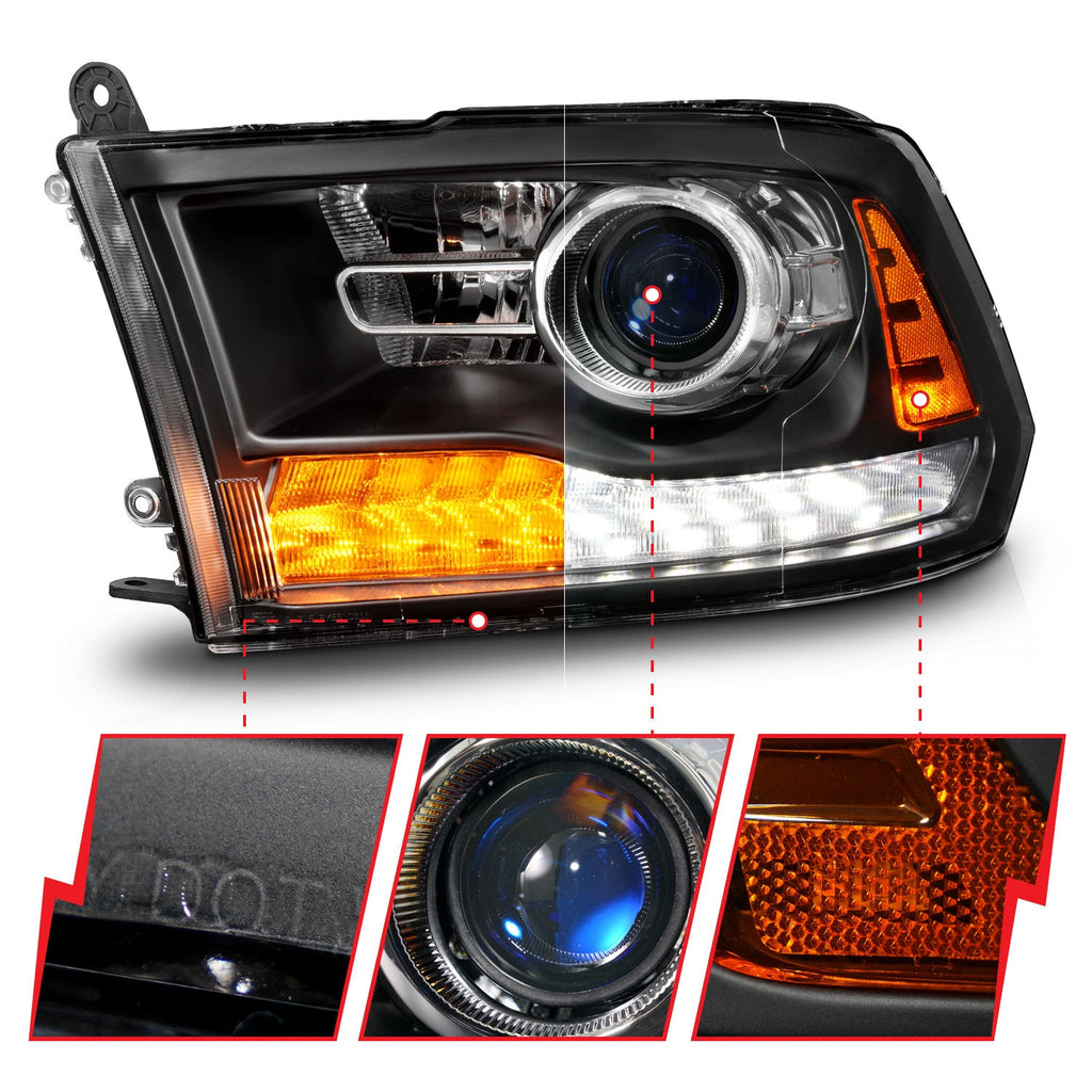 Anzo USA 111609 Projector Headlight Set