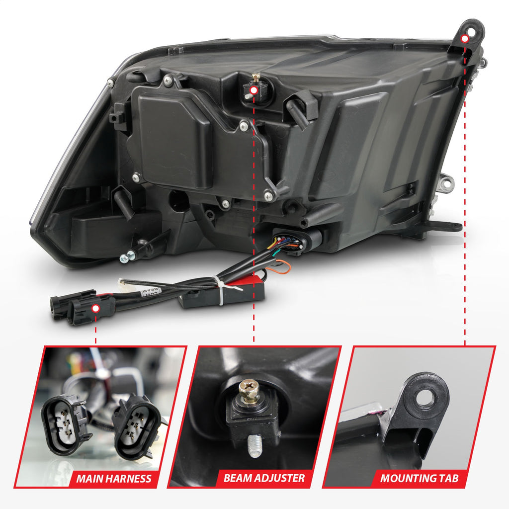 Anzo USA 111609 Projector Headlight Set