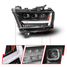 Load image into Gallery viewer, Anzo USA 111621-L LED Projector Headlight Fits 19-23 1500