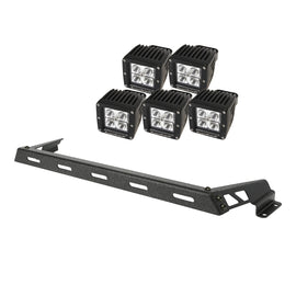 Rugged Ridge 11232.12 Hood Light Bar Kit Fits 07-18 1500 2500 3500 Wrangler (JK)