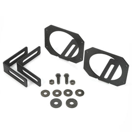 Rugged Ridge 11232.23 LED Light Mount Brackets Fits 07-18 Wrangler (JK)