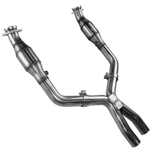 Load image into Gallery viewer, Kooks Custom Headers 11313200 GREEN Catted X-Pipe Fits 05-10 Mustang