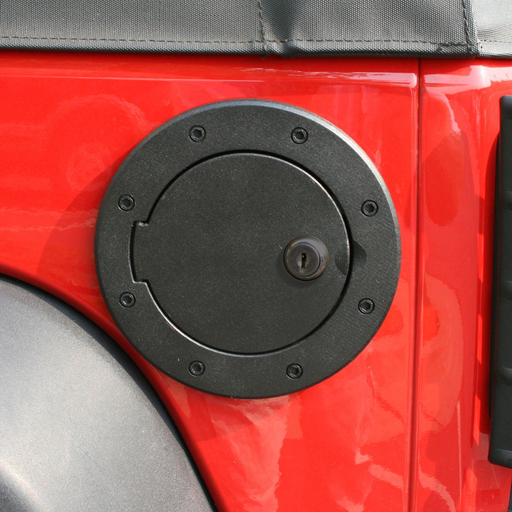 Rugged Ridge 11425.06 Billet Style Gas Cover Fits 07-18 Wrangler (JK)
