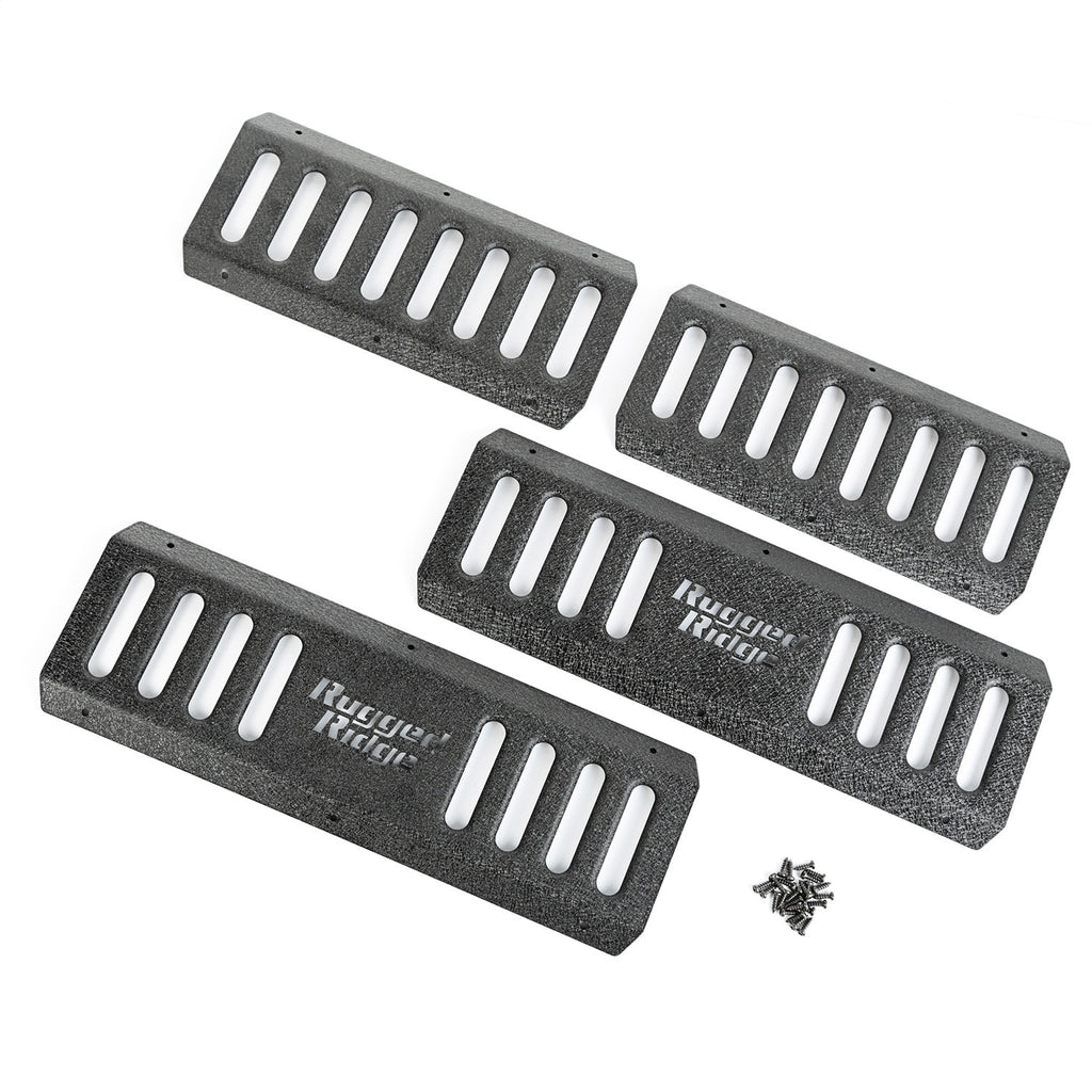 Rugged Ridge 11504.25 RRC Side Armor Step Plate Fits 07-18 Wrangler (JK)