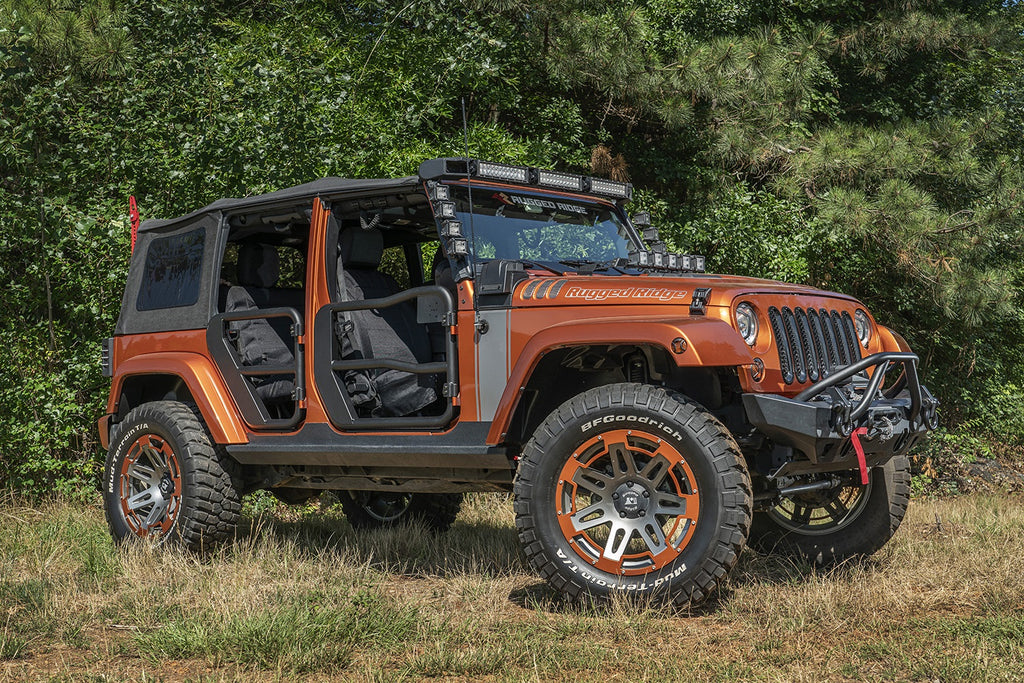 Rugged Ridge 11509.31 Fortis Tube Door Fits 07-18 Wrangler (JK) Wrangler (JL)