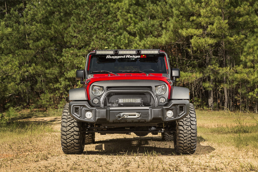 Rugged Ridge 11544.09 Spartacus Front Bumper Kit Fits 07-18 Wrangler (JK)