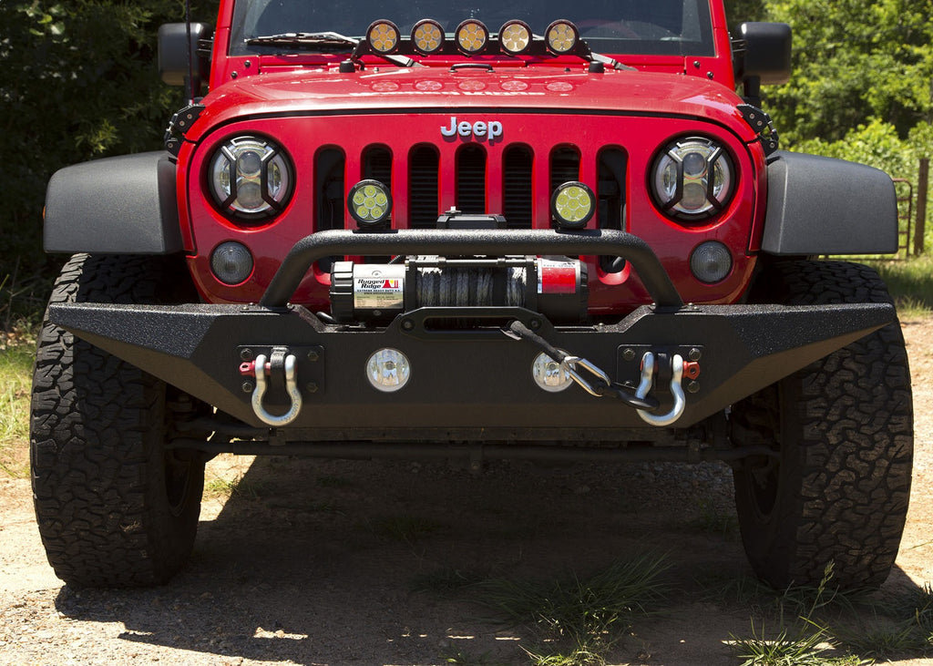 Rugged Ridge 11548.02 Spartan Front Bumper Fits 07-18 Wrangler (JK)