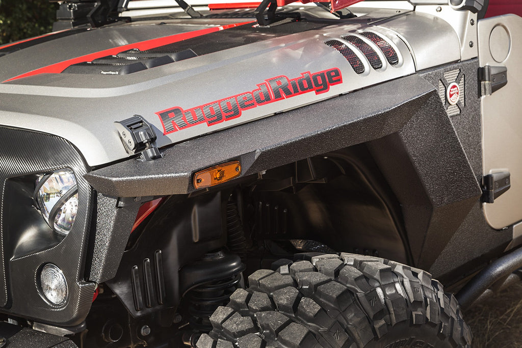 Rugged Ridge 11615.01 XHD Armor Fenders Fits 07-18 Wrangler (JK)