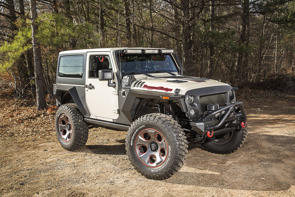 Rugged Ridge 11615.05 XHD Armor Fenders Fits 07-18 Wrangler (JK)