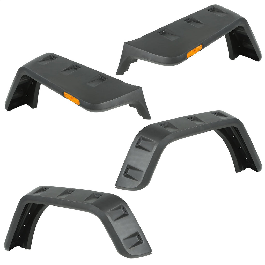 Rugged Ridge 11640.26 Hurricane Fender Flare Kit Fits 07-18 Wrangler (JK)