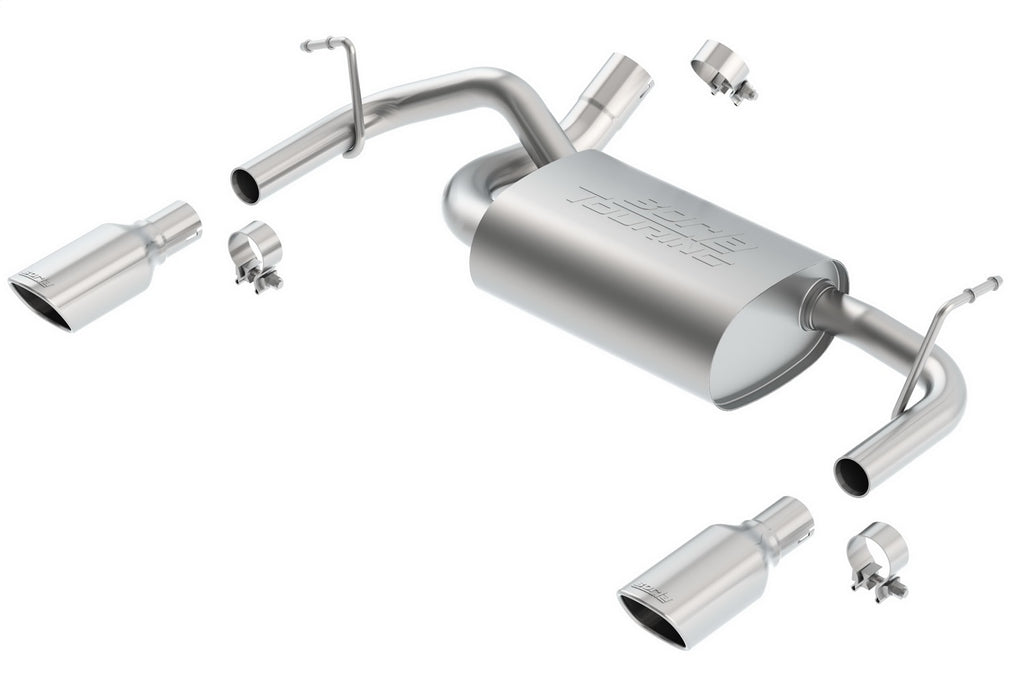 Borla 11834 Touring Axle-Back Exhaust System Fits 12-18 Wrangler (JK)