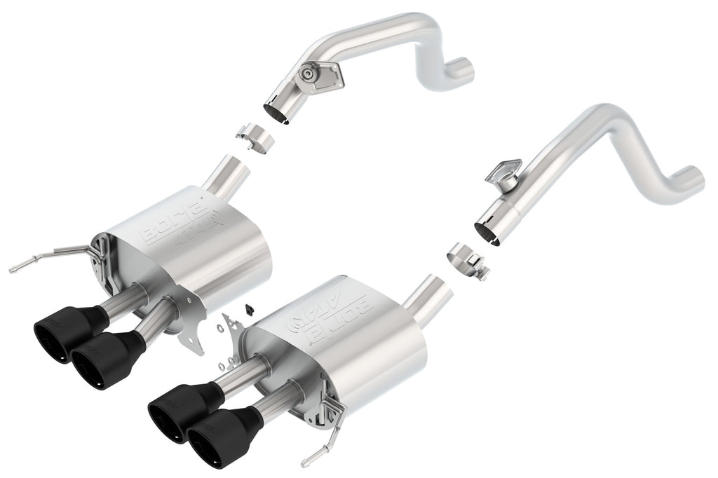 Borla 11869CB ATAK Axle-Back Exhaust System Fits 14-19 Corvette