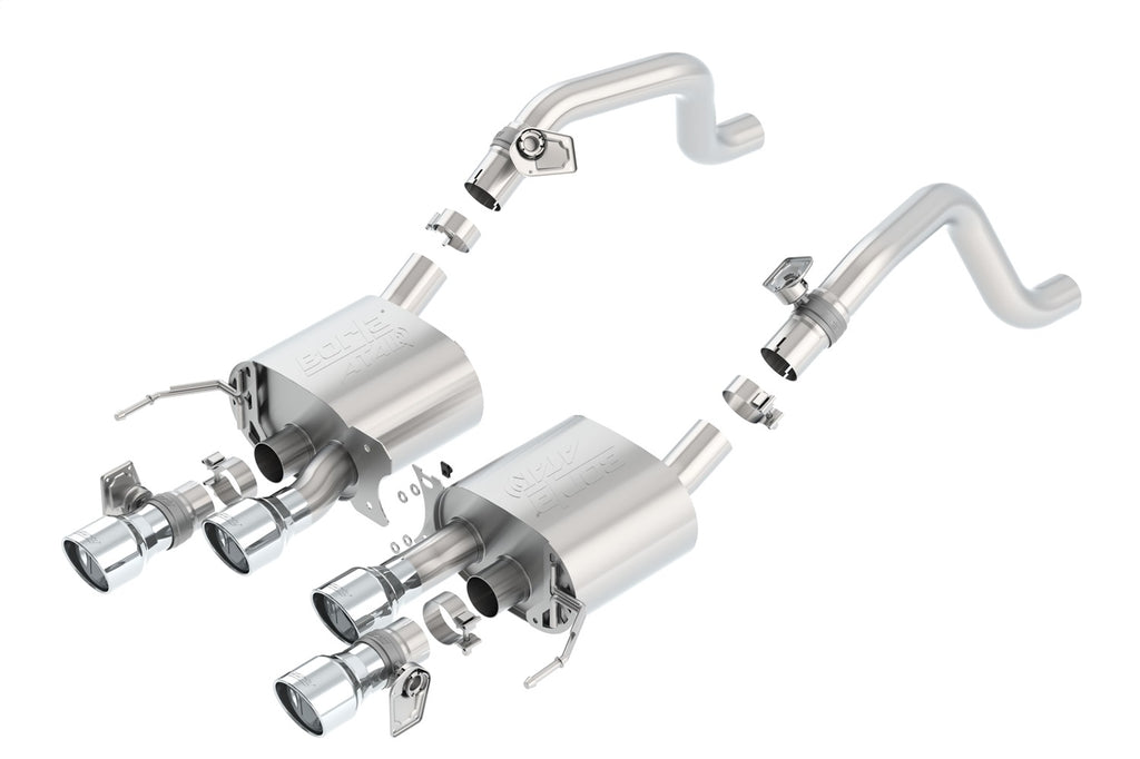 Borla 11875 ATAK Axle-Back Exhaust System Fits 14-19 Corvette
