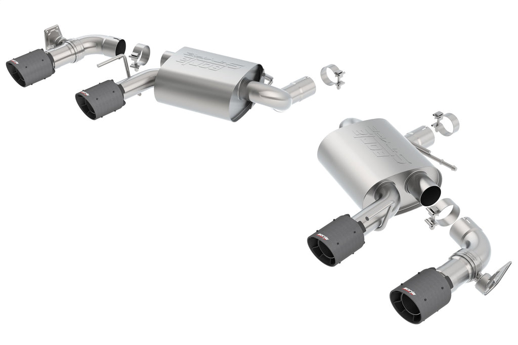 Borla 11924CFBA S-Type Axle-Back Exhaust System Fits 16-24 Camaro