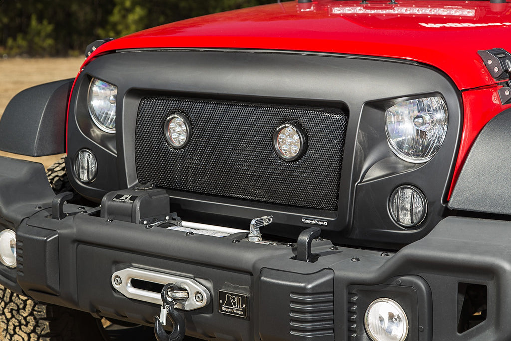 Rugged Ridge 12034.35 Spartan Grille Insert Kit Fits 07-18 Wrangler (JK)