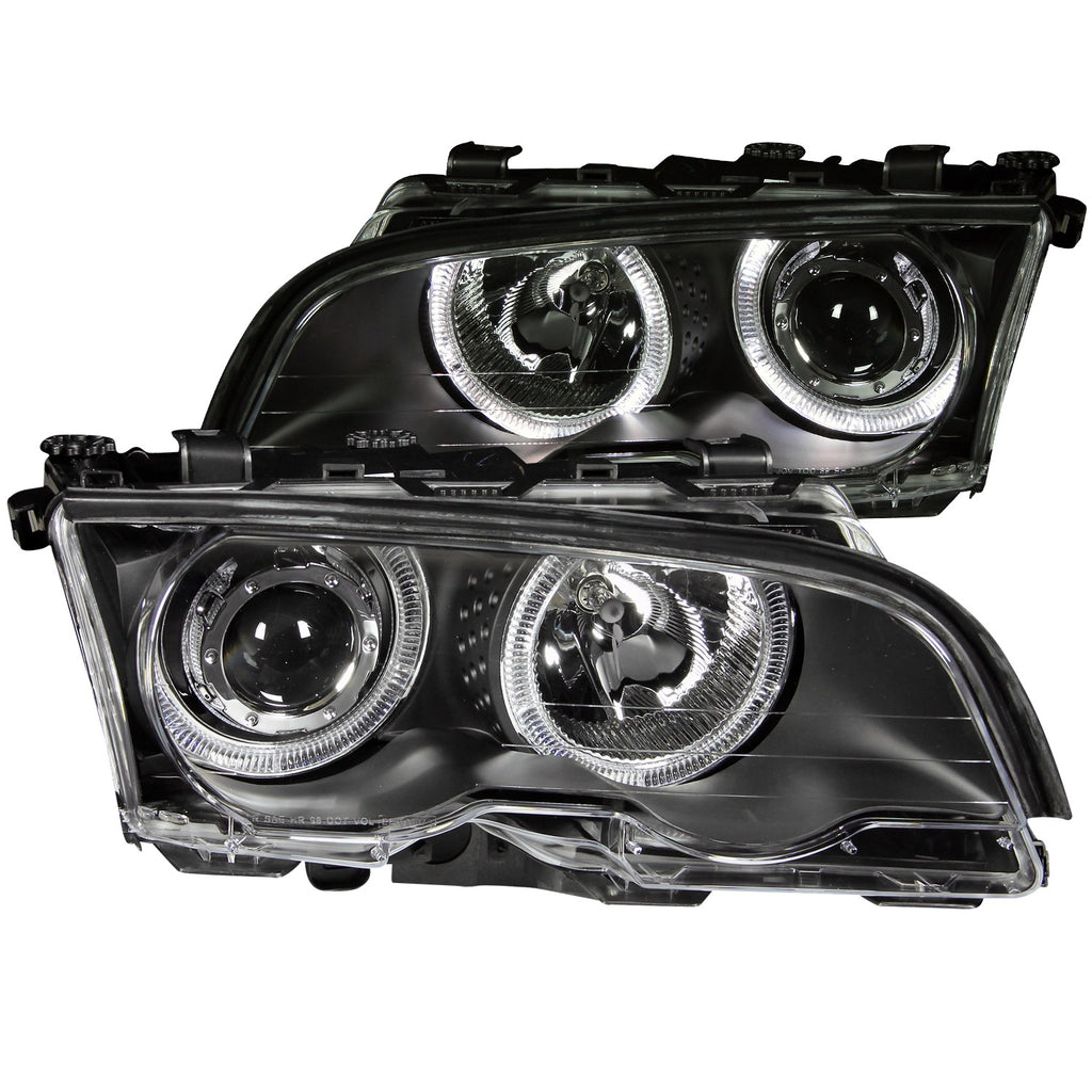 Anzo USA 121015 Projector Headlight Set w/Halo