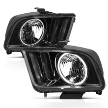 Load image into Gallery viewer, Anzo USA 121033 Crystal Headlight Set w/Halo Fits 05-09 Mustang