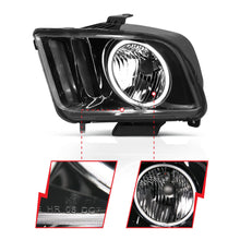Load image into Gallery viewer, Anzo USA 121033 Crystal Headlight Set w/Halo Fits 05-09 Mustang