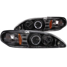 Load image into Gallery viewer, Anzo USA 121038 Projector Headlight Set w/Halo Fits 94-98 Mustang