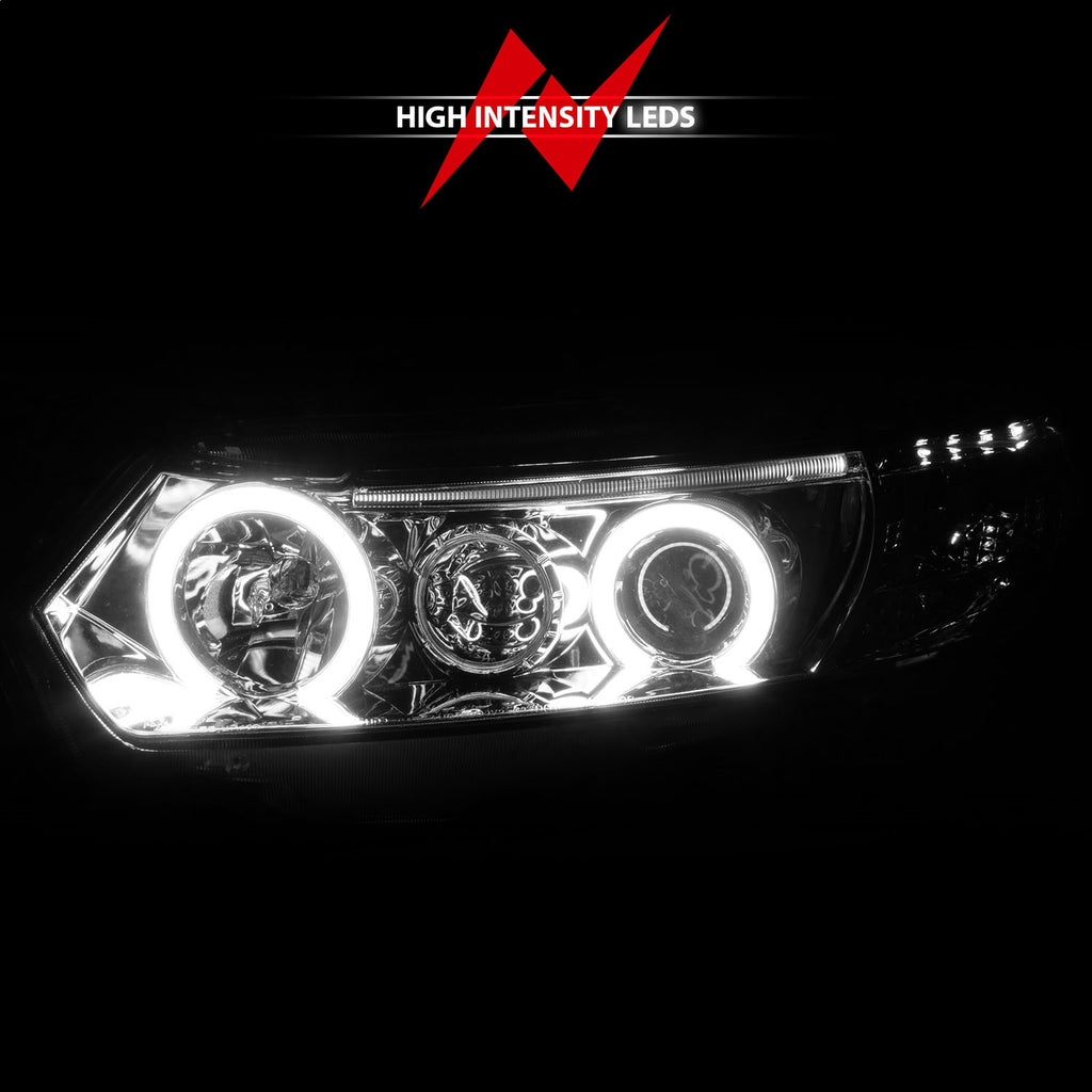 Anzo USA 121061 Projector Headlight Set w/Halo Fits 06-11 Civic