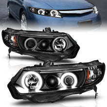 Load image into Gallery viewer, Anzo USA 121062 Projector Headlight Set w/Halo Fits 06-11 Civic