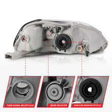 Load image into Gallery viewer, Anzo USA 121067 Crystal Headlight Set Fits 96-98 Civic