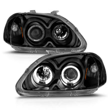 Load image into Gallery viewer, Anzo USA 121068 Projector Headlight Set w/Halo Fits 96-98 Civic