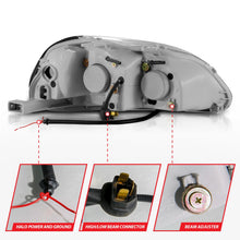 Load image into Gallery viewer, Anzo USA 121068 Projector Headlight Set w/Halo Fits 96-98 Civic