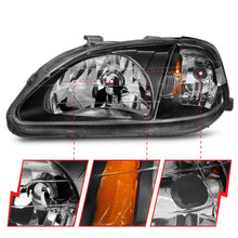 Load image into Gallery viewer, Anzo USA 121070 Crystal Headlight Set Fits 99-00 Civic
