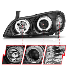 Load image into Gallery viewer, Anzo USA 121077 Projector Headlight Set w/Halo Fits 00-04 I30 I35