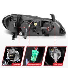 Load image into Gallery viewer, Anzo USA 121077 Projector Headlight Set w/Halo Fits 00-04 I30 I35