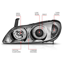 Load image into Gallery viewer, Anzo USA 121078 Projector Headlight Set w/Halo Fits 00-04 I30 I35