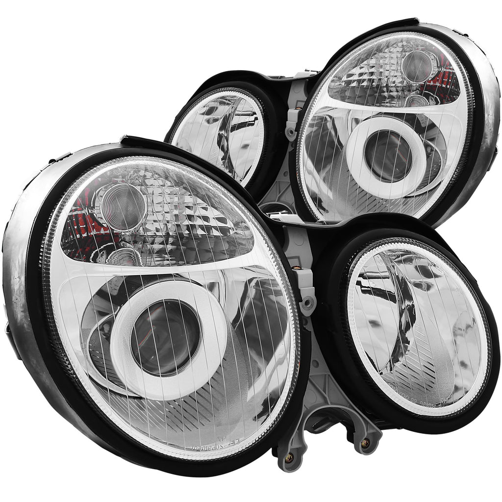 Anzo USA 121086 Projector Headlight Set Fits 99-02 E300 E320 E430 E55 AMG