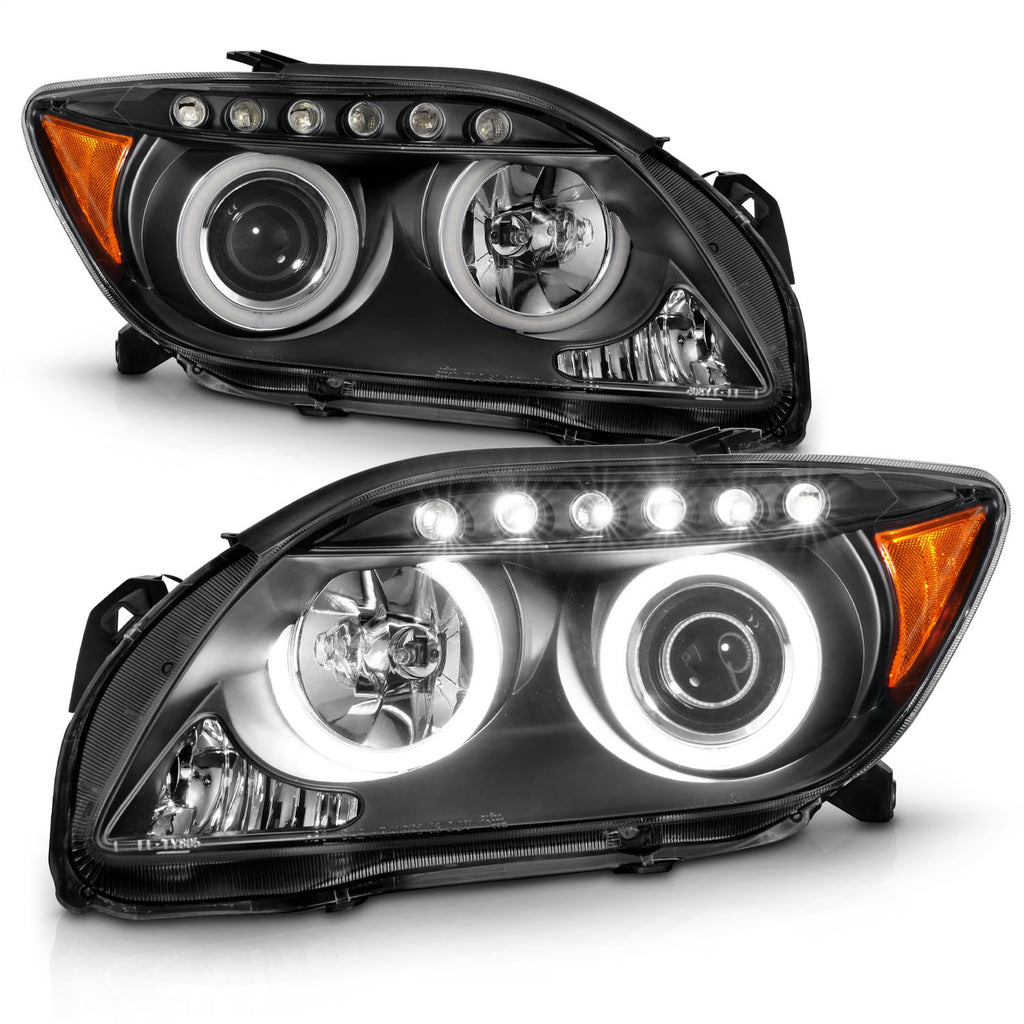 Anzo USA 121119 Projector Headlight Set w/Halo Fits 05-10 tC