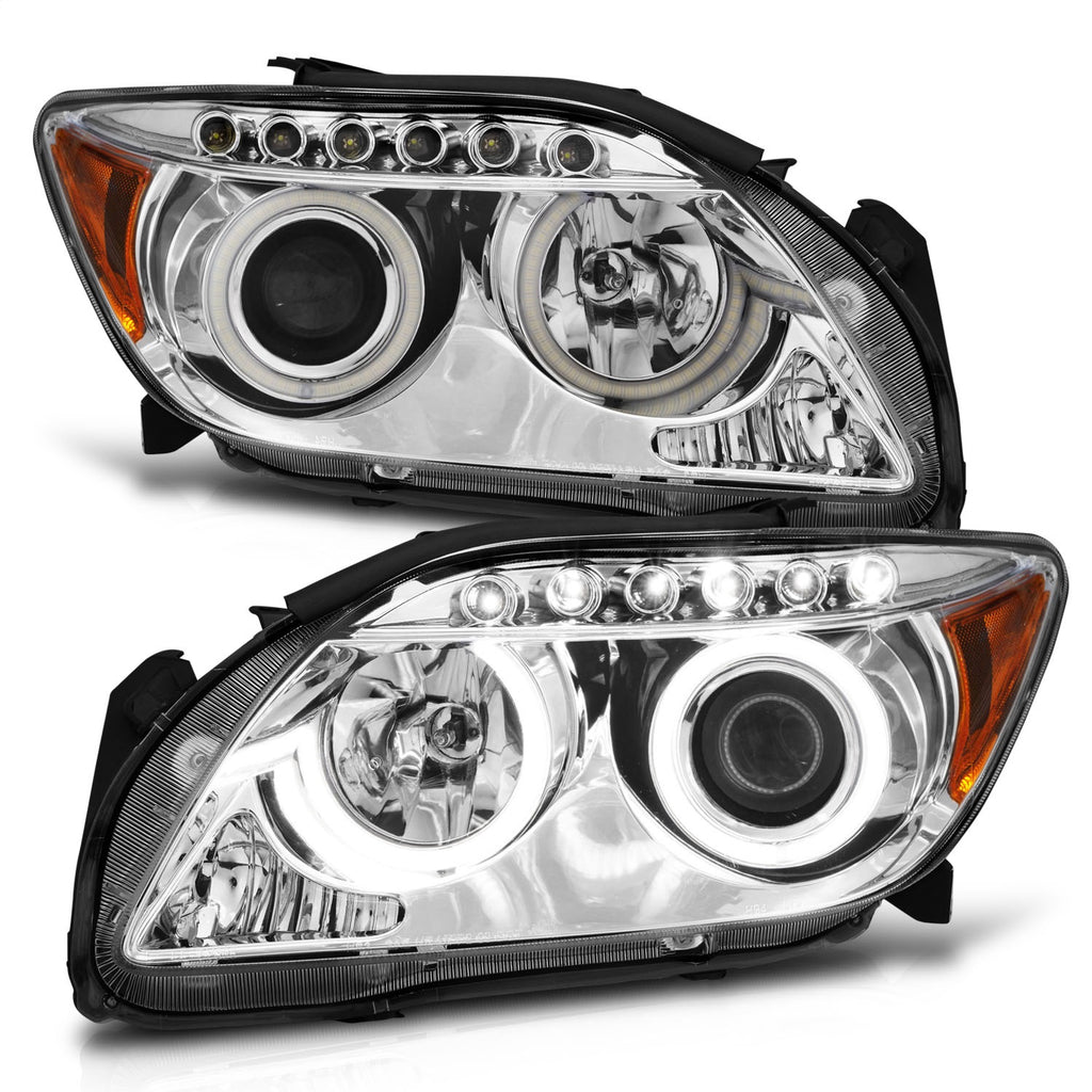 Anzo USA 121120 Projector Headlight Set w/Halo Fits 05-10 tC